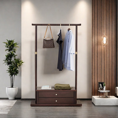 Classic Elegant Coat Rack with Storage