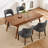 Upholstered Solid Wood Dining Side Chair-1558401749