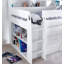 Ersa 90 X 190cm Loft Bed Bed Frame with Desk Included-93935854