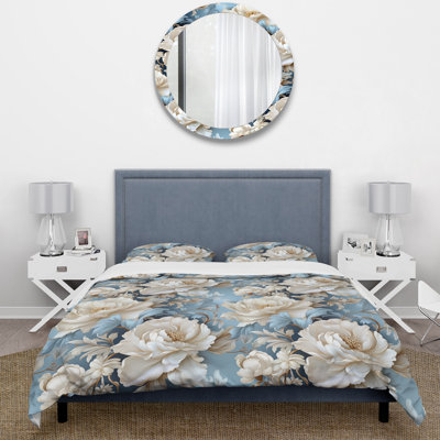 Ensemble de housse de couette Ethereal Rococo Flourish Victorian