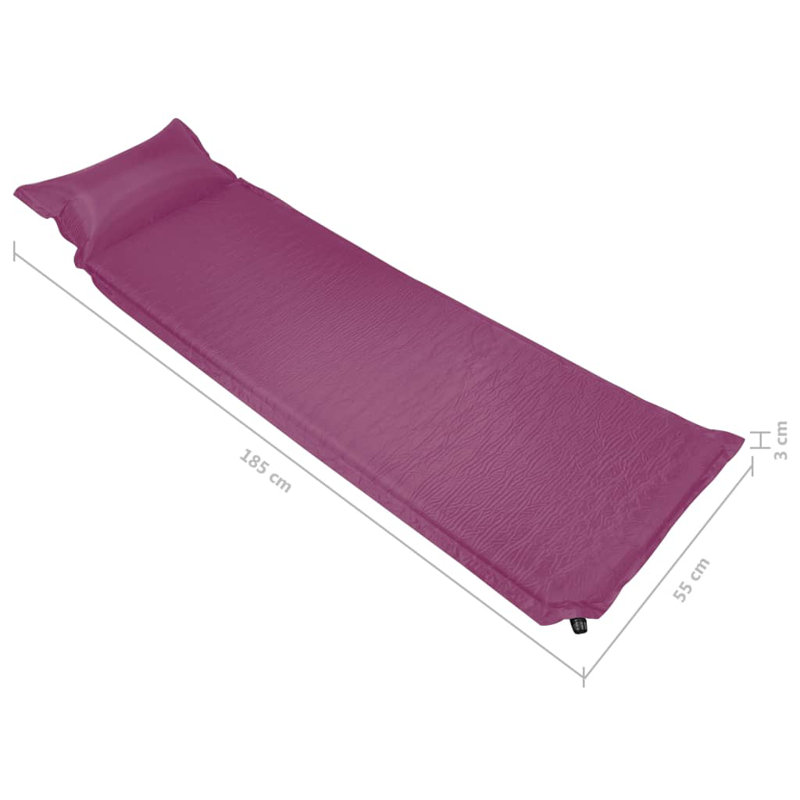 Mercede 3cm Air Bed, Pink