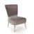 Chevron Purple Polyester Blend selected