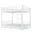 Lit superposé blanc pour enfants TwinPeak convertible en deux lits indépendants-133452193