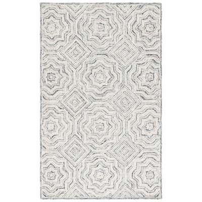 Daniel Hand Tufted Wool Geometric Rug
