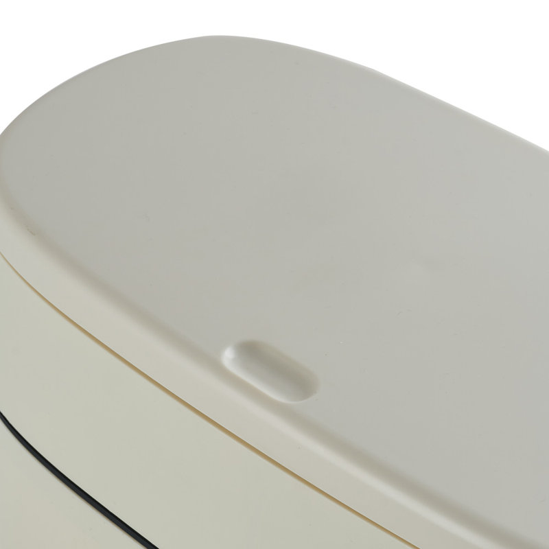 9 Litre Touch Top Countertop Waste Basket