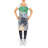 No Pattern Bib Apron