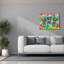 «Cool Ostriches» par Dean Russo, art mural sur toile-8839121