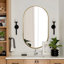 Malpress Bathroom Wall Mirror, Barhroom Mirror-119696407-119696408-123298993