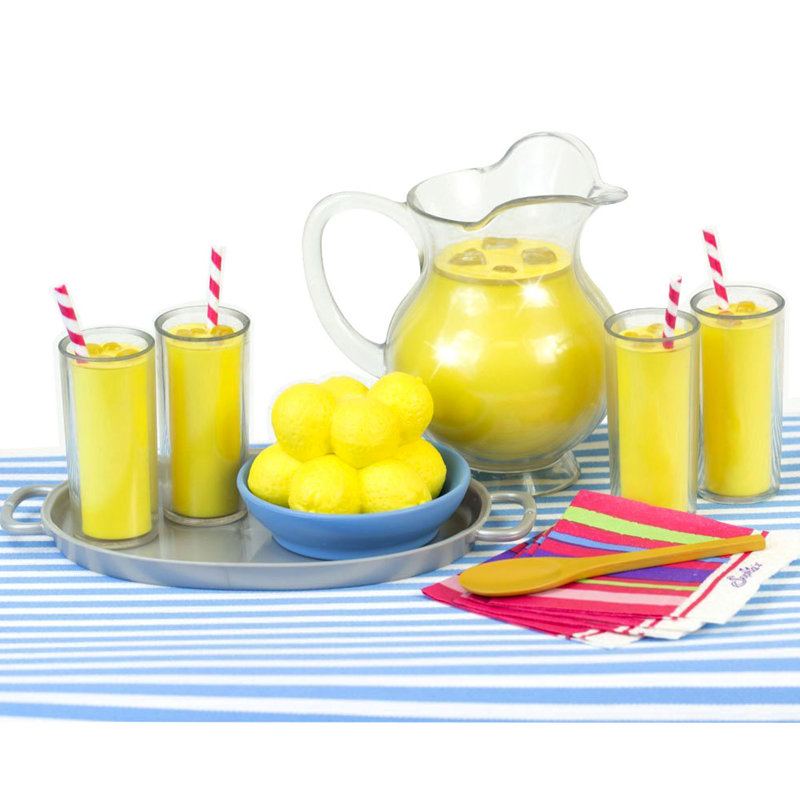Sophia's 9 Piece Fresh Lemonade Drink Set for 18" Doll