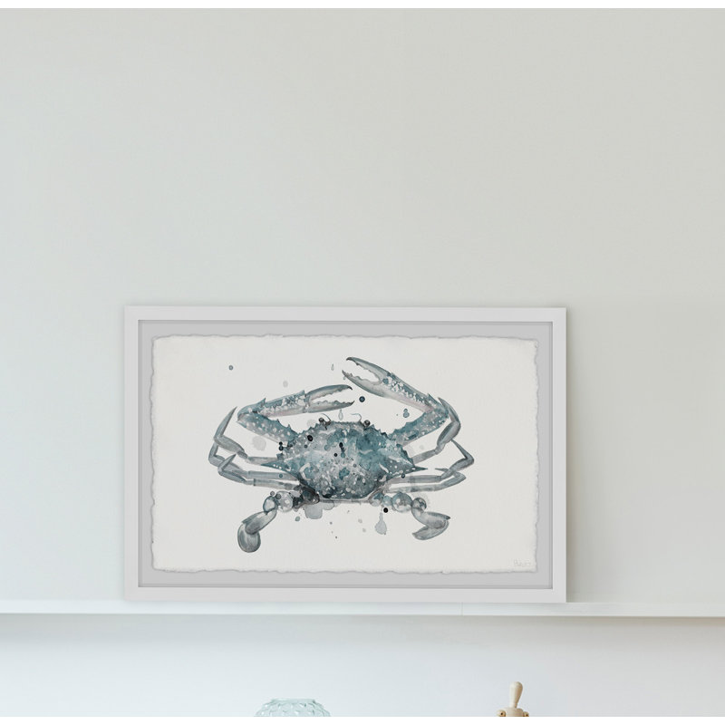 «Crab Madness», reproduction encadrée, H 30 po x l 45 po x P 1,5 po