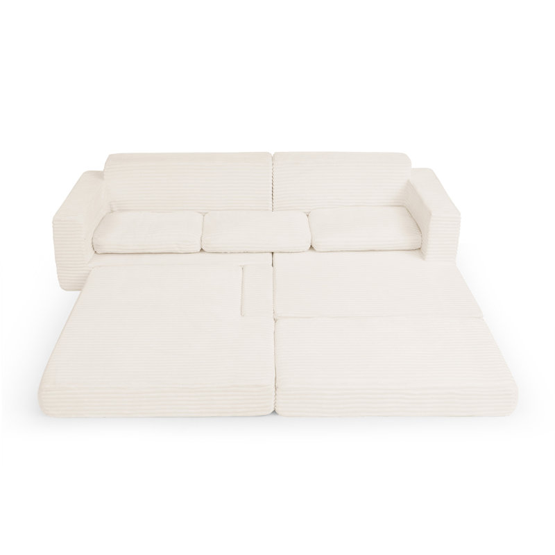Siège du canapé droit, Beige, Faisant face à la droite