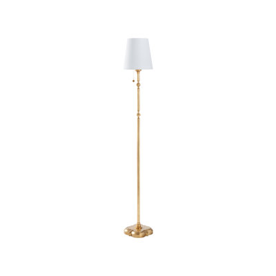 Quatrefoil Floor Lamp - Gold Leaf