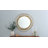 Ansley Round Metal Modern Wall Mirror-1515519312