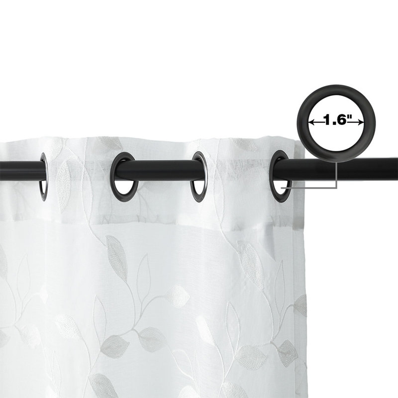Poe Curtain Pair, 132.08cm Width x 228.6cm Drop