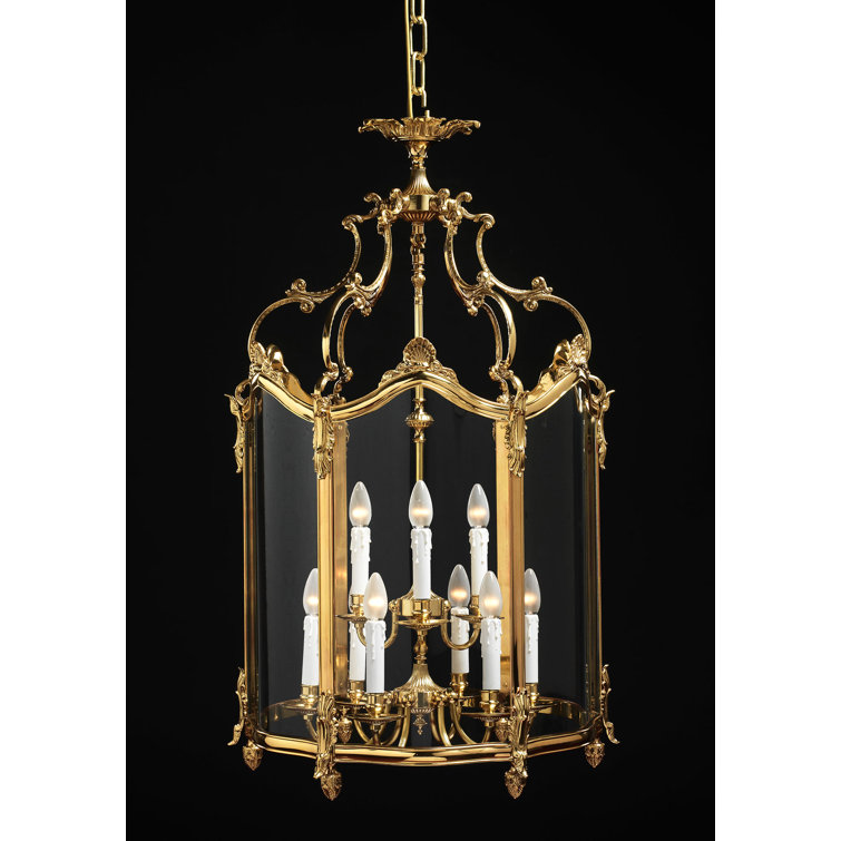 9 - Light Lantern Geometric Chandelier