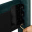 Lit tapissier pour grand lit en velours