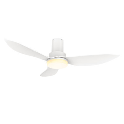 36" 3 - Blade LED Standard Ceiling Fan with Remote Control and Light Kit Included
