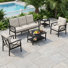 Ensemble de mobilier d'extérieur 5 pièces 5 pièces