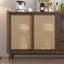 Buffet multifonctionnel en bois massif de canne-129405350-129405351