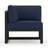 Smith 94'' Wide L-Shaped Powder Coated Aluminum Patio Sectional with Sunbrella® Cushions-1561624569-1550201906