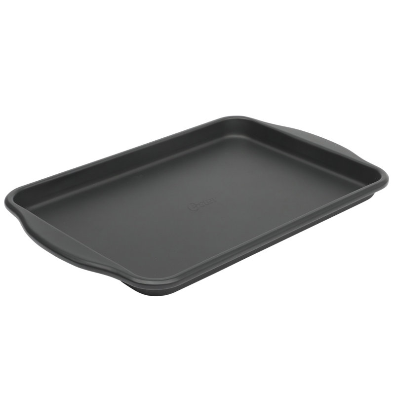 Plaque à biscuits en acier au carbone antiadhésif noir mat 13 po x 9 po Oster Teston Collection Platinum