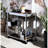 Chrome Finish Serving Cart