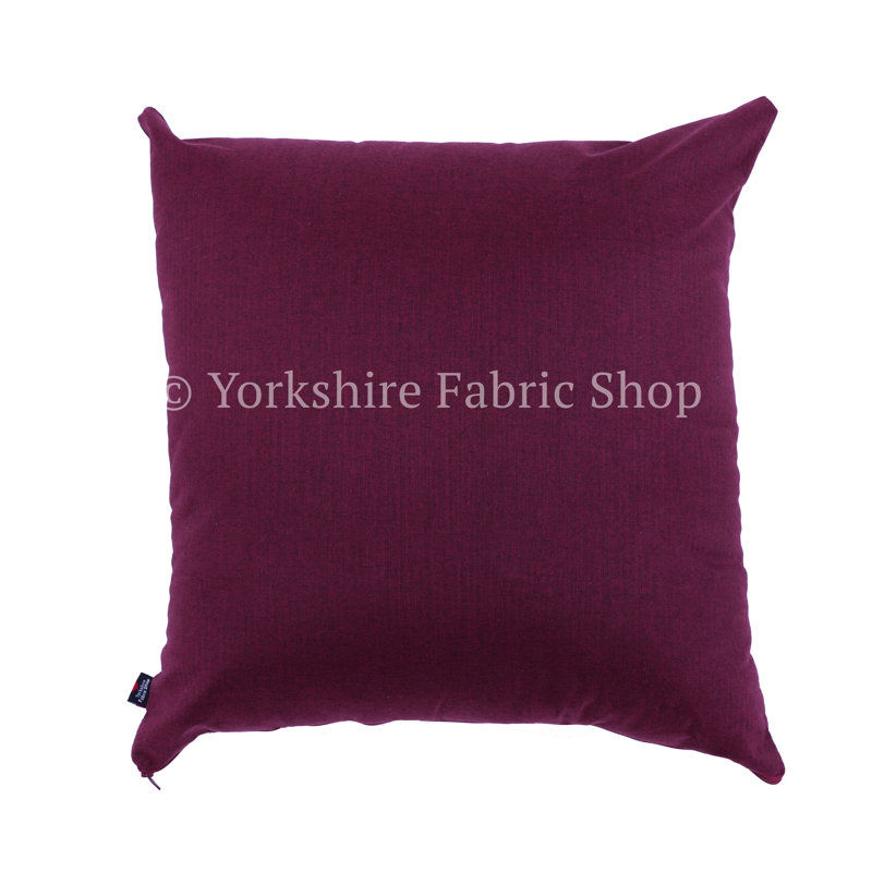 Torwood Square Cushion, Small, Burgundy