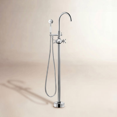 Loeb Freestanding Tub Filler with Diverter
