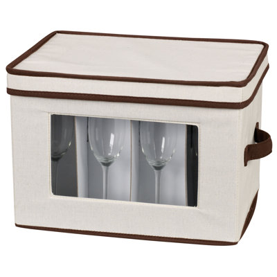 Canvas Stemware Storage