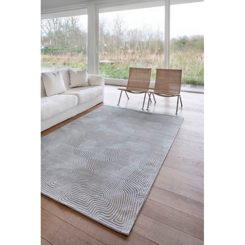 Abstract Area Rug, Round 240cm