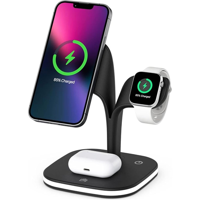 Trexonic 5 in 1 Fast Charge Charging Station in Black