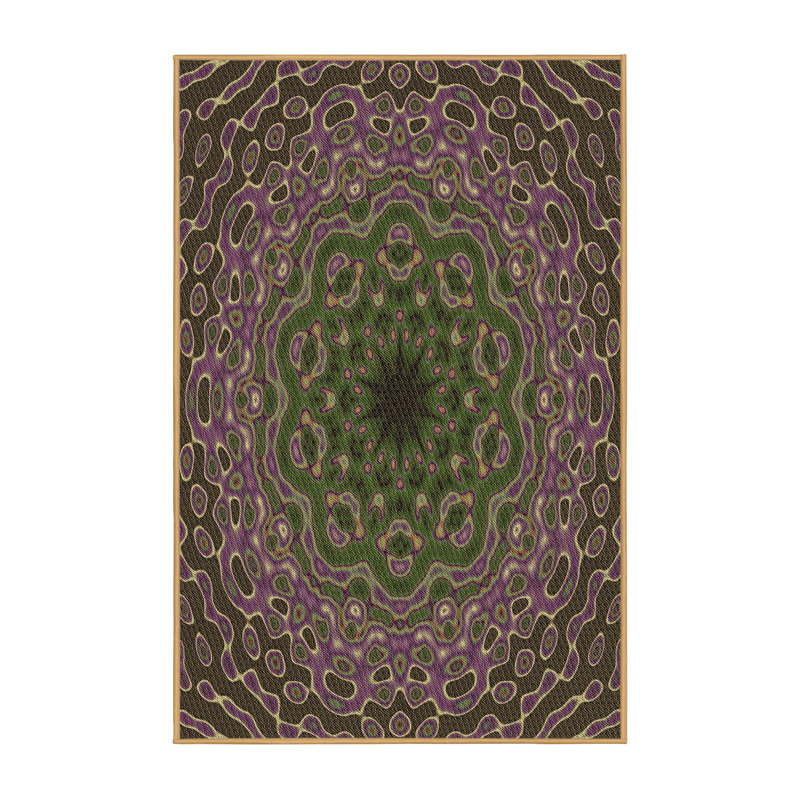Tapis mauve en laine, Rectangle 6 pi x 9 pi