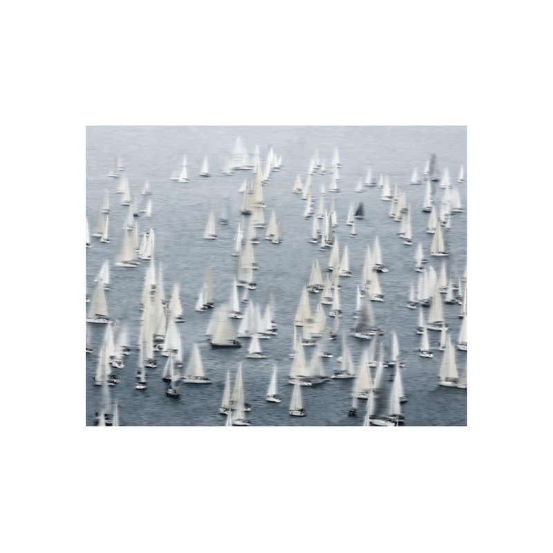 Barcelona Regatta Print by Sofia Fox, Outdoor, 40" H x 50" W
