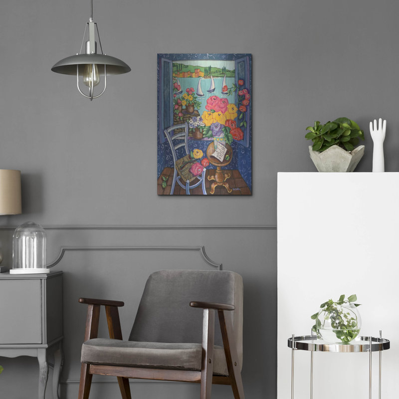 «Une Vue de Reve» par Holly Wojhan, art mural en métal, 16 po x 24 po, H 24 po x l 16 po