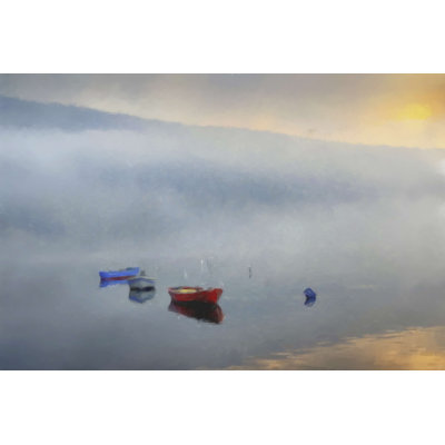 " Primary Canoes " Painting Print
