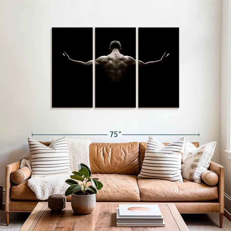 Senne Muscular Back, 36" H x 57" W