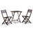 3-Piece Eucalyptus Bistro Set, Square-1422168168