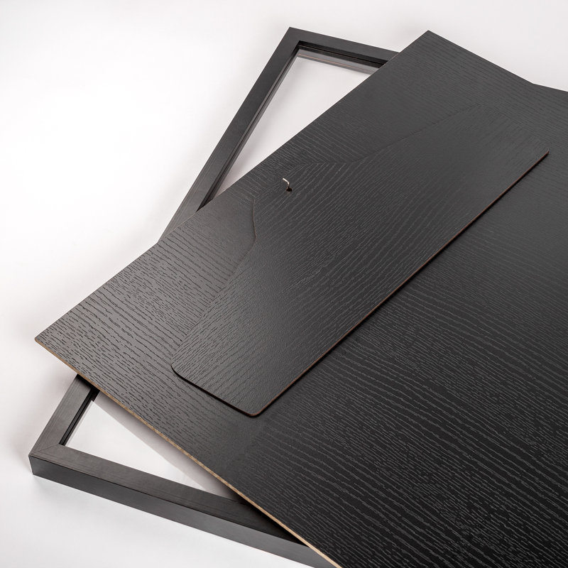 MDF Picture Frame, Black/White