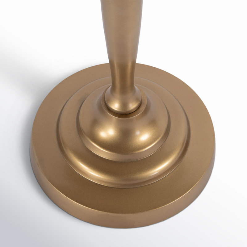 Langford Metal Side Table, Antique Gold