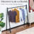 Maeanna 57.4'' Metal Industrial Pipe Clothing Rack