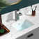 20" L x 15.5" W Rectangular White Ceramic Undermount Bathroom Sink with Overflow