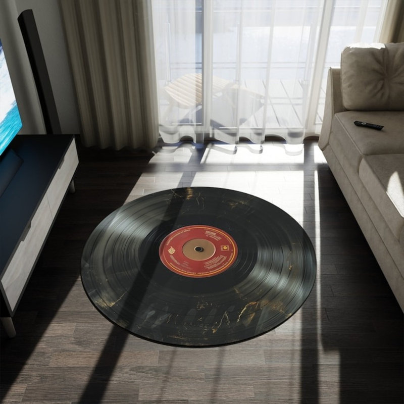 Tapis rond Arzi