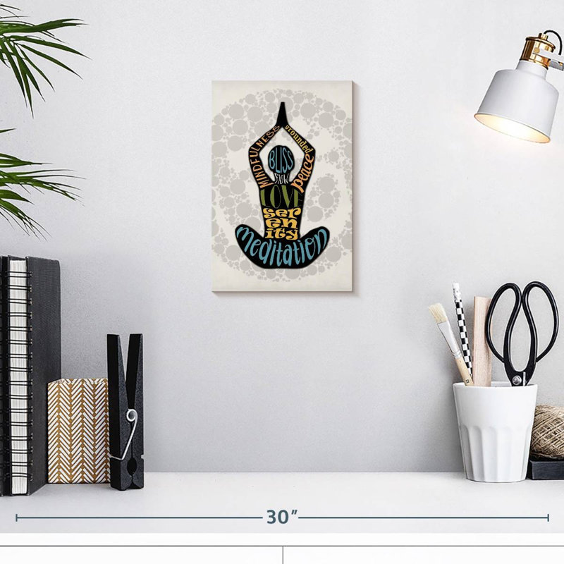 Senne Mindfulness Typography, 12" H x 8" W