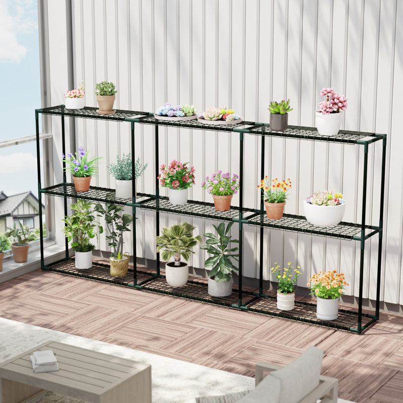 Présentoir à plantes à 3 niveaux