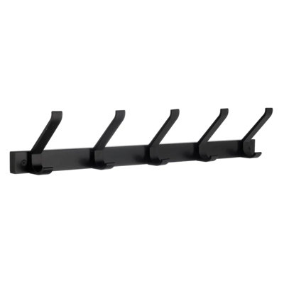 Wallmounted multi hook rack