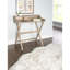 Bureau pliant en bois massif avec rangement et tiroir Bansom-89756887