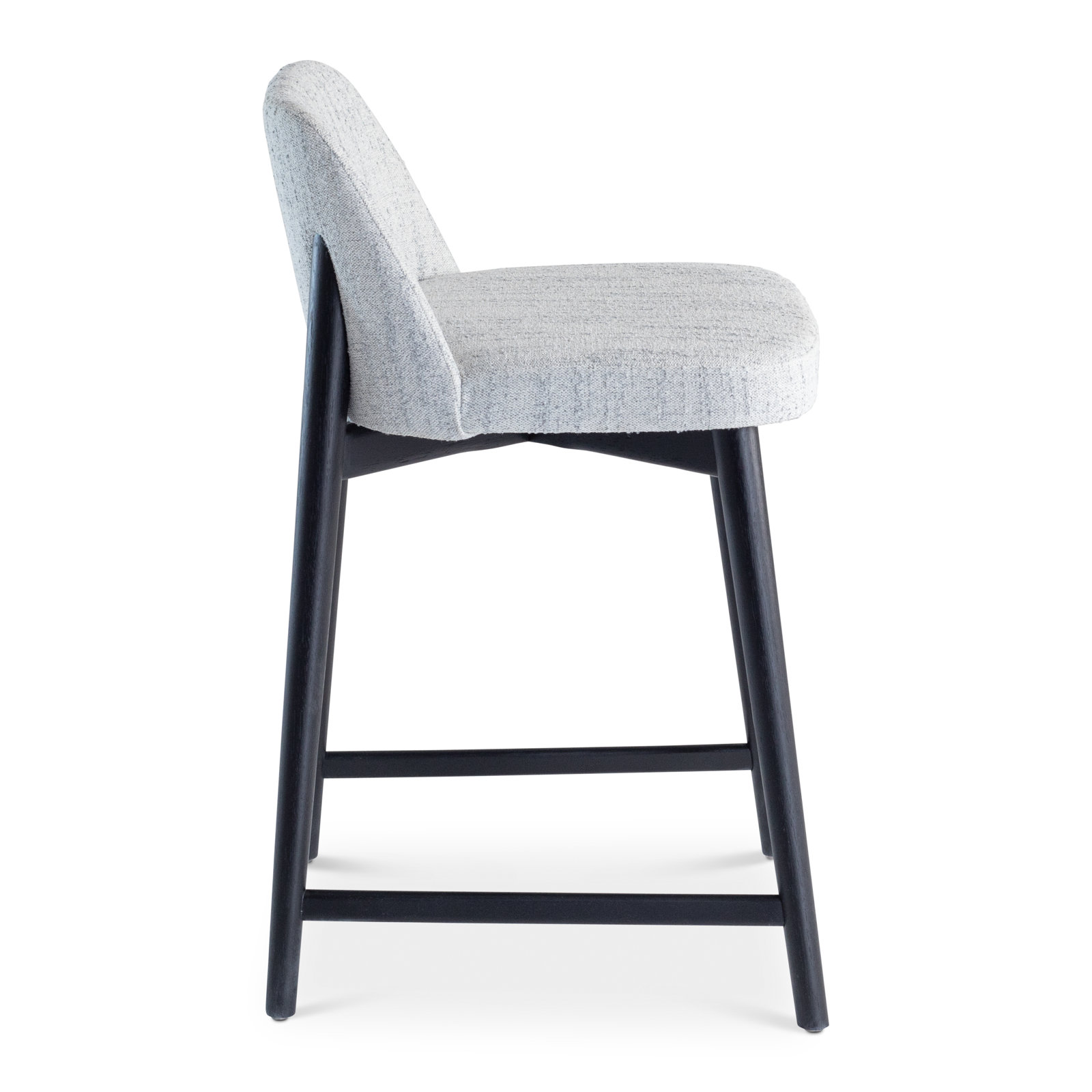 Nikita Bar and Counter Stool, Ebano, Grey Mix, Counter Stool (25.5" Seat Height)