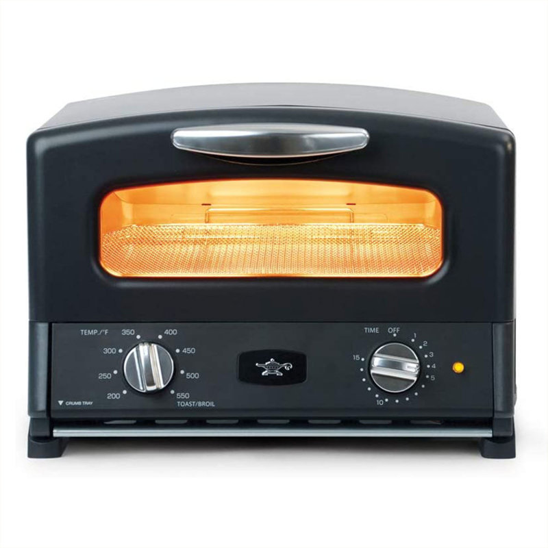 Sengoku SET-G16A HeatMate Graphite Technology Toaster Oven, 120 Volt, Black