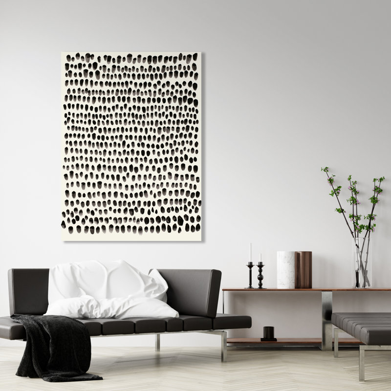 Pointilism Print by Barclay Butera, Image Brush Gel, 72" H x 54" W