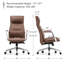 Yianna Ergonomic Executive Office Chair with Headrest-101287687